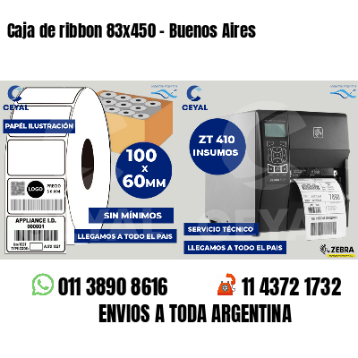 Caja de ribbon 83x450 - Buenos Aires
