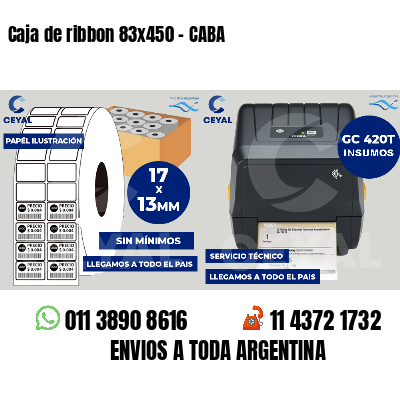 Caja de ribbon 83x450 - CABA