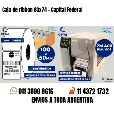 Caja de ribbon 83x74 - Capital Federal