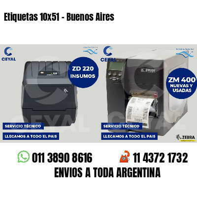 Etiquetas 10x51 - Buenos Aires
