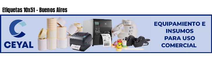 Etiquetas 10x51 - Buenos Aires