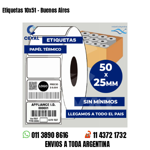 Etiquetas 10×51 – Buenos Aires