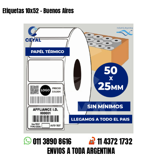 Etiquetas 10×52 – Buenos Aires