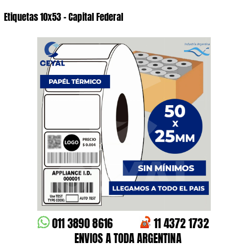 Etiquetas 10×53 – Capital Federal
