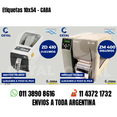 Etiquetas 10x54 - CABA