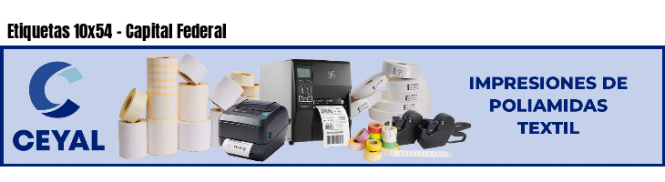 Etiquetas 10x54 - Capital Federal