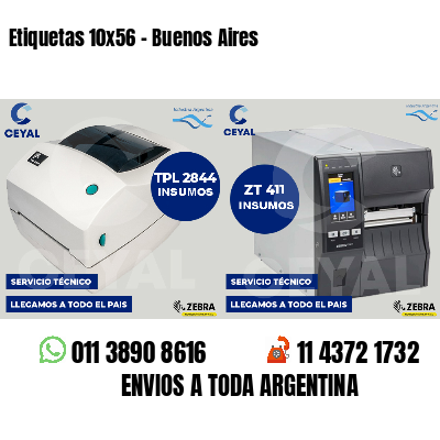 Etiquetas 10x56 - Buenos Aires