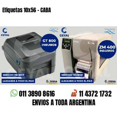 Etiquetas 10x56 - CABA