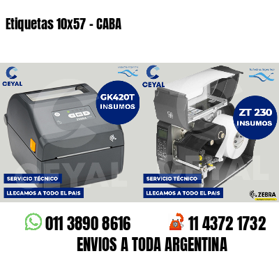 Etiquetas 10x57 - CABA