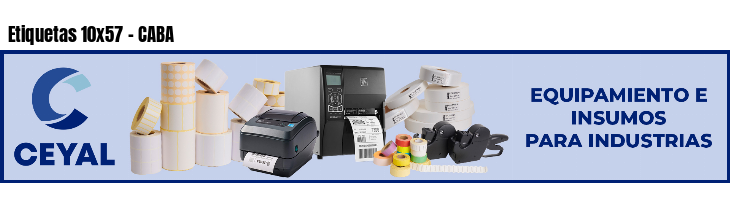 Etiquetas 10x57 - CABA