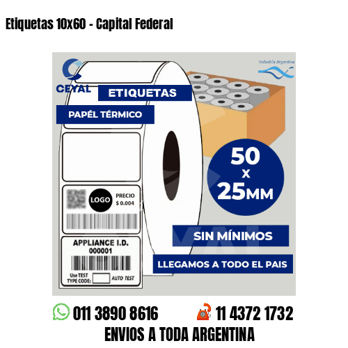 Etiquetas 10×60 – Capital Federal