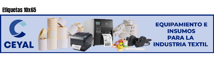 Etiquetas 10x65