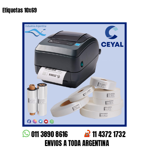 Etiquetas 10×69