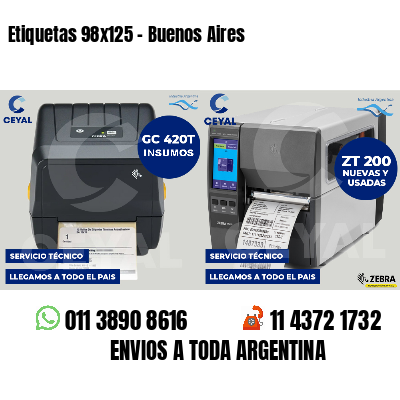 Etiquetas 98x125 - Buenos Aires