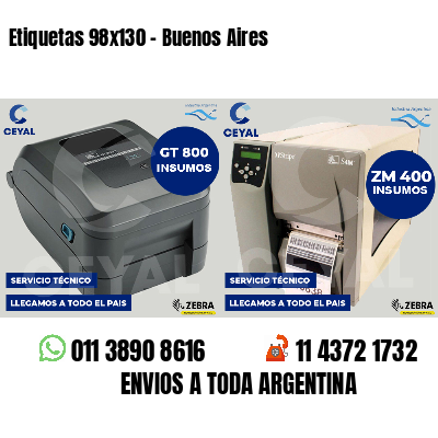 Etiquetas 98x130 - Buenos Aires