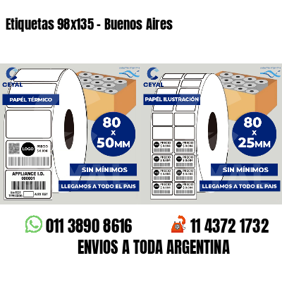 Etiquetas 98x135 - Buenos Aires