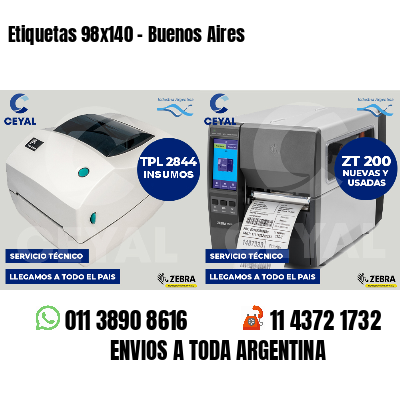 Etiquetas 98x140 - Buenos Aires