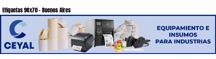 Etiquetas 98x70 - Buenos Aires