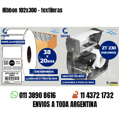 Ribbon 102x300 - textileras
