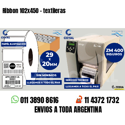 Ribbon 102x450 - textileras