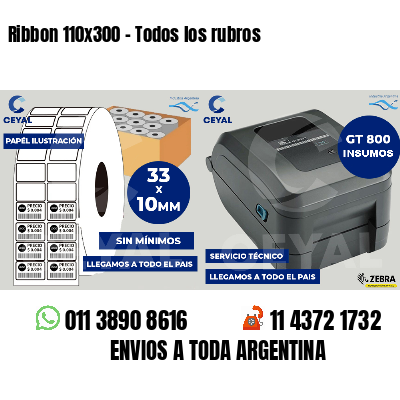 Ribbon 110x300 - Todos los rubros