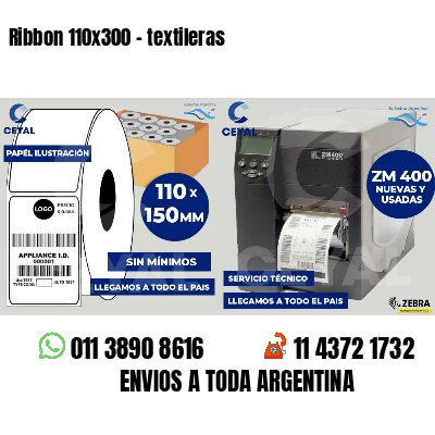 Ribbon 110x300 - textileras
