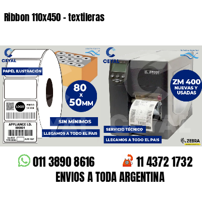 Ribbon 110x450 - textileras