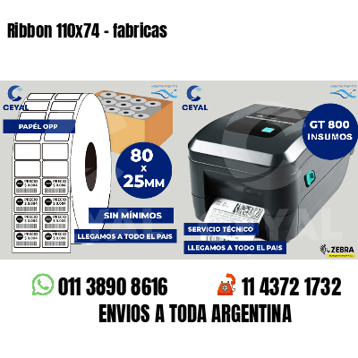 Ribbon 110x74 - fabricas