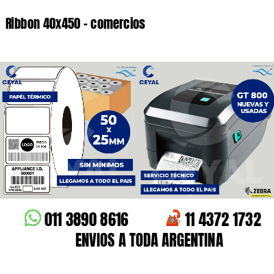 Ribbon 40x450 - comercios