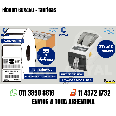 Ribbon 60x450 - fabricas