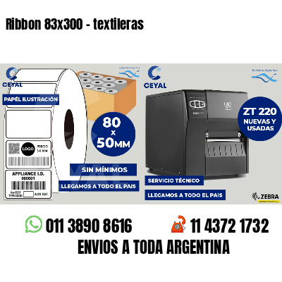 Ribbon 83x300 - textileras