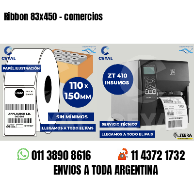 Ribbon 83x450 - comercios
