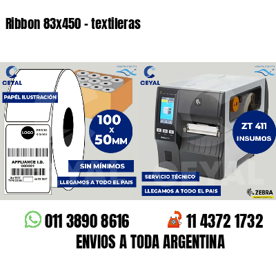 Ribbon 83x450 - textileras