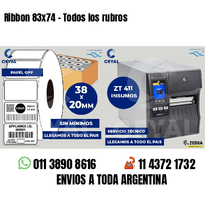 Ribbon 83x74 - Todos los rubros