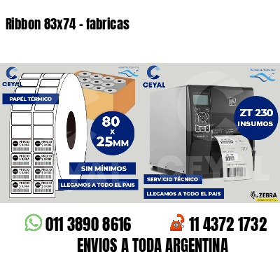 Ribbon 83x74 - fabricas