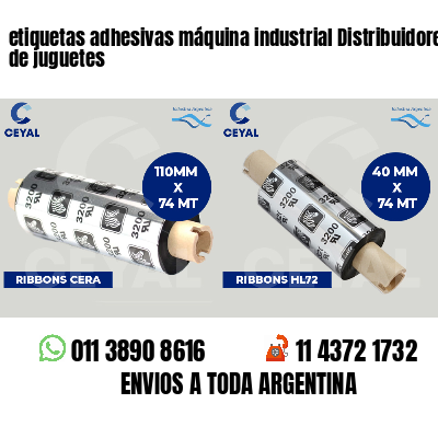 etiquetas adhesivas máquina industrial Distribuidores de juguetes