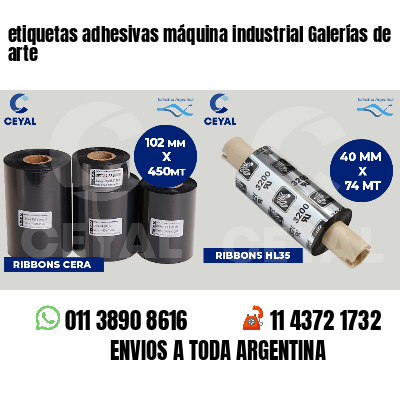 etiquetas adhesivas máquina industrial Galerías de arte