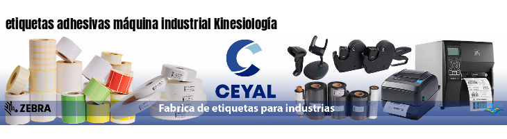 etiquetas adhesivas máquina industrial Kinesiología