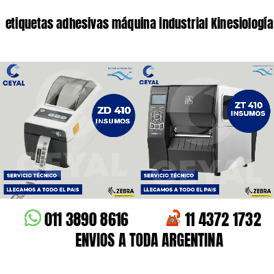 etiquetas adhesivas máquina industrial Kinesiología