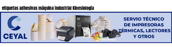 etiquetas adhesivas máquina industrial Kinesiología