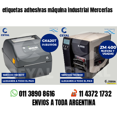 etiquetas adhesivas máquina industrial Mercerías