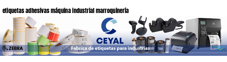 etiquetas adhesivas máquina industrial marroquinería