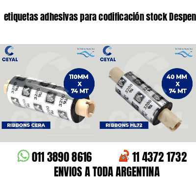etiquetas adhesivas para codificación stock Despensas