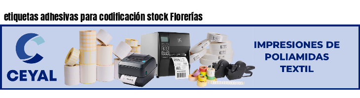 etiquetas adhesivas para codificación stock Florerías