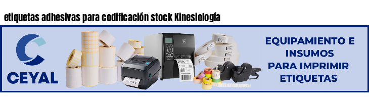 etiquetas adhesivas para codificación stock Kinesiología