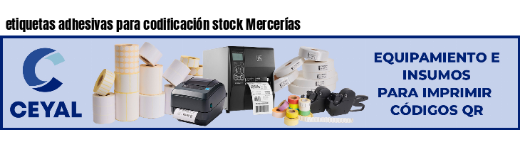 etiquetas adhesivas para codificación stock Mercerías
