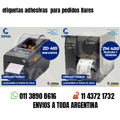 etiquetas adhesivas para pedidos Bares