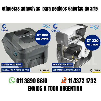 etiquetas adhesivas  para pedidos Galerías de arte