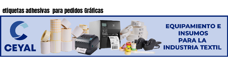 etiquetas adhesivas  para pedidos Gráficas