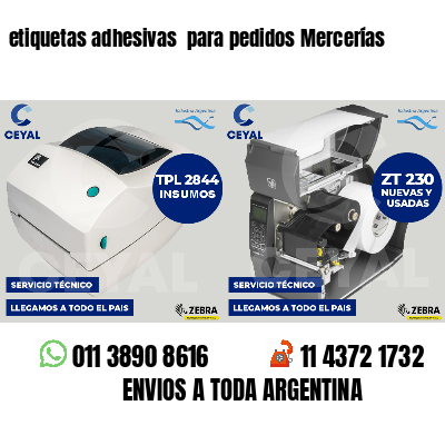 etiquetas adhesivas  para pedidos Mercerías
